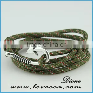Nautical Bracelet Rope Anchors Bracelet Marine for Men / Women thumbnail-1