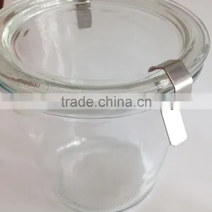 125ml 250ml 540ml Lock Lid Glass Jars With Sealed Silicone Rubber Gasket Ring thumbnail-5