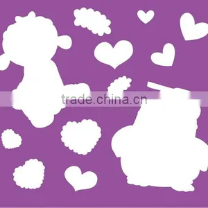 Funny Colorful Kids Plastic Drawing Stencil thumbnail-1
