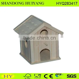 FSC Pine Decorative Wood Bird Feeder Wholesale thumbnail-1