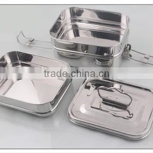 Stainless Steel Lunch Box - 3-Tier thumbnail-2