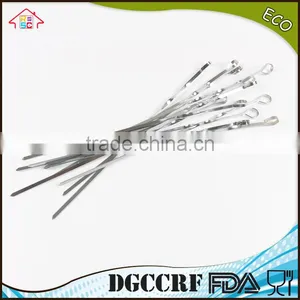 NBRSC Stainless Steel BBQ Barbecue Skewers Needle Utensil EXTRA LONG METAL BBQ Fork thumbnail-6