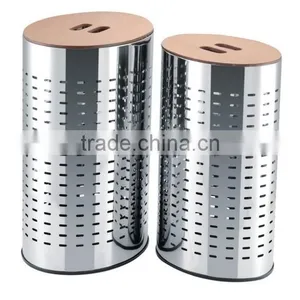 Metal Park Rubbish Bin thumbnail-1