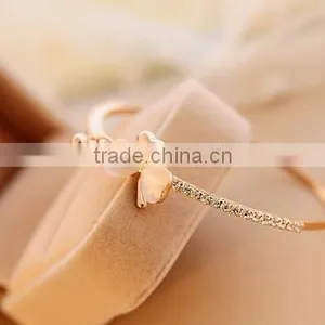 Wholesale Stainless Steel Bracelet Opals Bangle Bracelet thumbnail-4