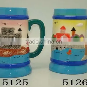 Cheap Ceramic Beer Mug Handpaint thumbnail-1