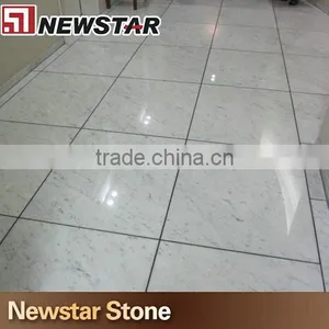 Newstar Standard Size Bianco Carrara White Marble Flooring Stone Tile thumbnail-4