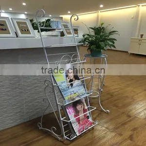 2016 Professional Heavy Duty Metal Magazine Display Shelf Storage Rack thumbnail-1