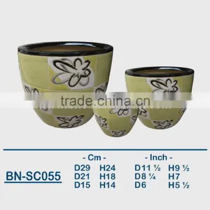 Vietnamese Ceramic Indoor Pot/ Indoor Planter BN-SC055 thumbnail-1