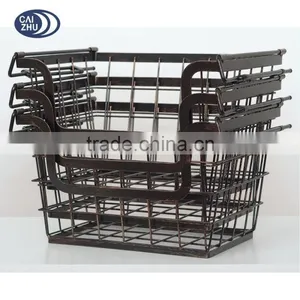 Best Selling Widely Use Fruit Vegetable Metal Hanging Basket Bracket thumbnail-6