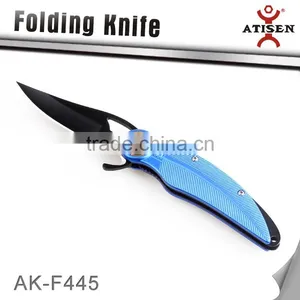 Hot 3Cr13 Blade Aluminum Alloy Handle Folding Knife Hunting Pocket Knife Tools thumbnail-1