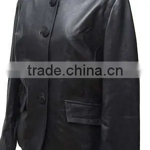 Ladies Leather Jacket thumbnail-1
