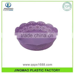 Round Shape OEM Service FDA Plastic Vegetable Storage Basket thumbnail-1