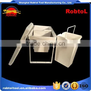 2*11L Pull Out Kitchen Cabinet Waste Bin Garbage Can Trash Rubbish Dustbin thumbnail-6
