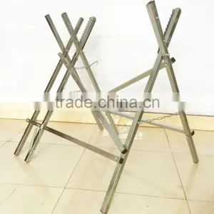 Portable Foldable Heavy Duty Steel Saw Horse, Saw Wood Stand/stent , Saw Trestle for Garden Working thumbnail-2