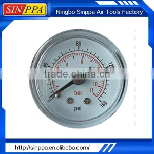 Steel Case Brass Internal Tire Pressure Gauge China Supplier GB6302 thumbnail-1