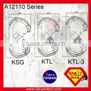 25KN O Type Mountain Rock Climbing Aluminum Carabiner For Rescue thumbnail-6