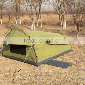 Australian Style Waterproof Outdoor Sherpa Canvas Single Swag Tent thumbnail-1