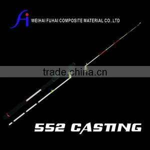 2 Tips Changable Fiberglass Casting Fishing Rod thumbnail-1