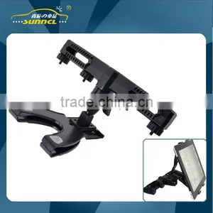 360 Degrees Revolving Car Headrest Tablet Holder With Big Clip for IPad 2 3 4 5 & 7-10 Inch thumbnail-1