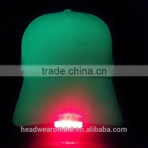 Customized Cheap Blank 6 Panel Baseball Caps With Led Light thumbnail-3