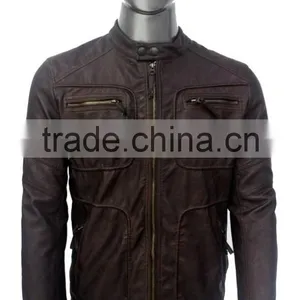 ALIKE Men Jacket pu Leather Jacket Bulk Wholesale Jacket thumbnail-1