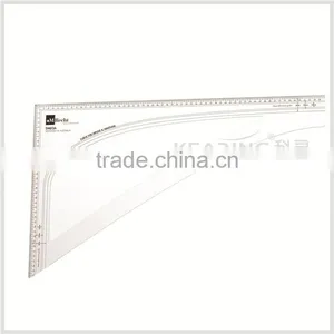 Kearing OEM Plastic Set Square Scales / Sew Scale Ruler 1: 3,plastic Transparent Triangle Scale Ruler # DM20 thumbnail-6