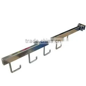 Metal Waterfall Powder Coating Wall System Post 5 Hooks Faceout Slatwall Bracket thumbnail-2