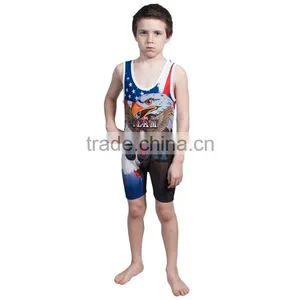 Dry Fit Breathable Wrestling Singlets Could Plus Size thumbnail-3