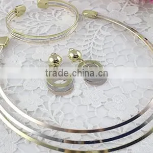 Factory Price Popular African Gold Jewelry For Party Africa Jewelry Set Gold Color 2015 thumbnail-1