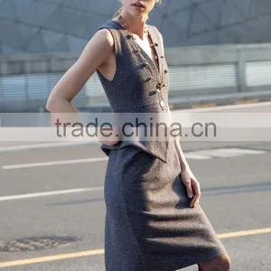 Ladies Designer Office Dresses Ladies Office Uniform Designs for Women thumbnail-4