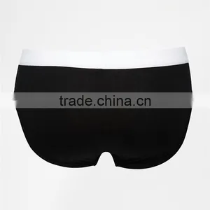 5 Pack Mens Disposable Briefs Wholesale With Contrast Trim thumbnail-2