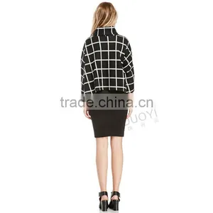 MGOO Latest Design Plain Pleated Knee Length Skirt For Ladies Magic Ruched Wrap Skirt China 15144A014 thumbnail-4