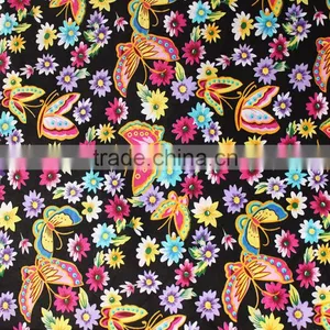 Small Floral Pattern Children Kids Clothing Textile Bulk Wholesale Pure Cotton Woven Fabric thumbnail-5