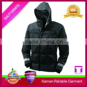 Black Colour Lady College Down Jacket Fabric thumbnail-1