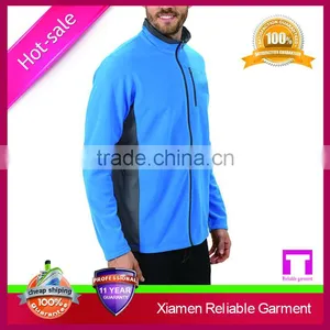 100% Polyester Hiking Top Thick Polartec Fleece Jacket for Man thumbnail-3