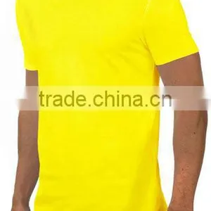 Plain Round Neck Single Jersey T-shirts/ Rib Neck T-shirts thumbnail-6
