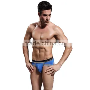 Comfortable Panties Hot Sale Men Male Underwear Men's Boxer Underwear Sexy Patchwork Cotton Man Underwear Boxer Solid Underpants thumbnail-3