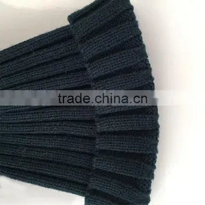 Myfur Navy High Quality Cheap Wool Knit Cap and Hat With Real Raccoon Fur Pompom thumbnail-5