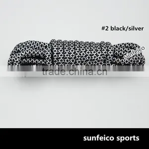 2016 Bulk Sale Custom Round Rope Glitter Shoelace~Glitter Yeezy Logo Tip Lace~Custom Colorful Sports Metallic Glitter Rope Laces thumbnail-1
