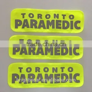 Heat Transfer Printed Reflective Logo on Patch Which Used on Safety Clothing thumbnail-1