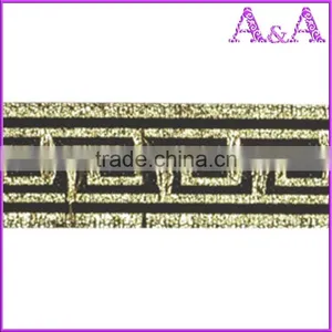 Factory Supply Fashion Jacquard Custom Woven Nylon Elastic Tape thumbnail-1