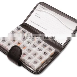 7 Day Weekly Pill Travel Medicine Box Dispenser Tablet Holder Organiser 7 Day Pill Wallet thumbnail-2