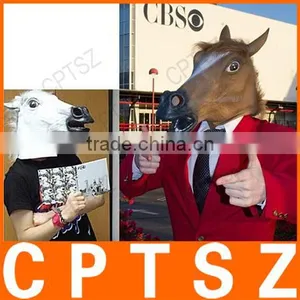 Top Hot Selling Fashion Full Face Carnival Mask Celebrations Party Different Design Realisic Horsehead Mask thumbnail-5