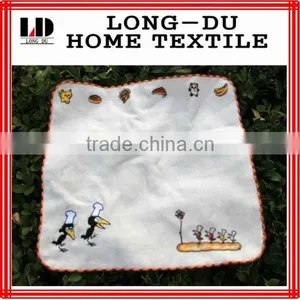 Animal Embroidery Pattern Kids' Terry Handkerchief thumbnail-1