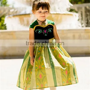 Frozen Anna Princess Dress Pretty Frozen Girls Dress Evening Dress New Kids Wedding Party Cosplay thumbnail-3