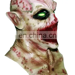 Scary Vampire Halloween 2 Movie Theme Mask Horror Latex Zombies Costumes thumbnail-1