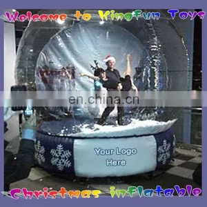 4m Dia Christmas Theme Inflatable Snow Balloon,inflatable Snowball thumbnail-1