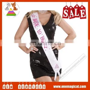 Hot Sale Wedding Satin Sash Customized Bride To Be Sash thumbnail-2