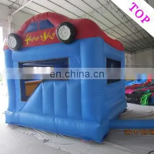 TOP INFLATABLES Professional Baby Bouncer Swing Train Castle Giant Inflatable Water Slide thumbnail-1