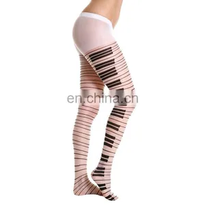Beauty's Love Revealing Fancy Lingerie Transparent Jacquard Stocking Women Underwear Sexy Hot Stocking Fishnet Pantyhose thumbnail-4